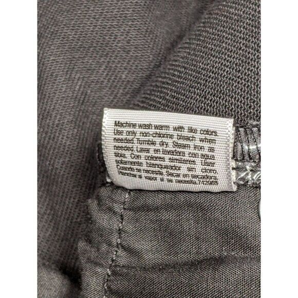 A.N.A. A New Approach Womens Size 12 Pockets Straight Leg Black Denim Jeans - Picture 5 of 11